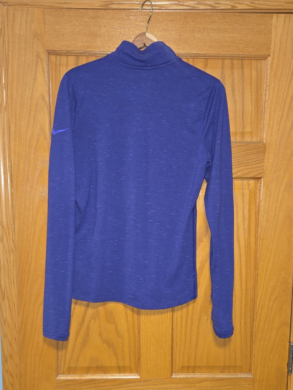 NFL Vikings Women's Purple Quarter-Zip Performance Top - Picture 4 of 4